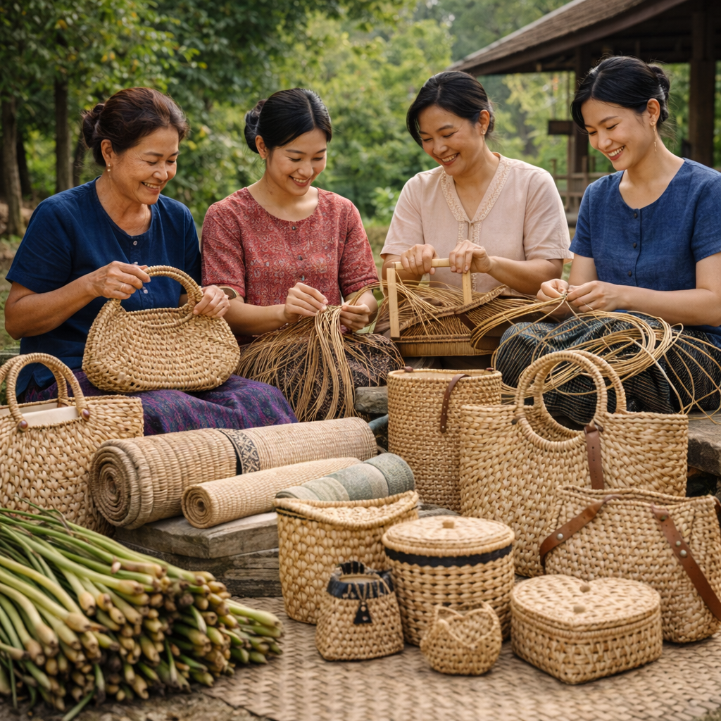 Water Hyacinth Weaving Group, Chiang Rai Province – Welcome To Chiang ...