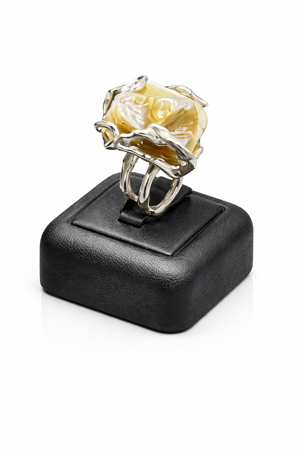 "Ocean Soul" Mother of Pearl Sterling Silver Ring