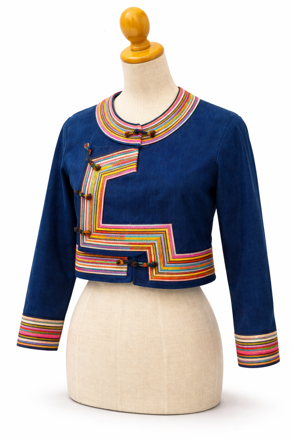 Thai Lue Fabric (Buarawong) - Tai Lue Hand-Sewn Shirt