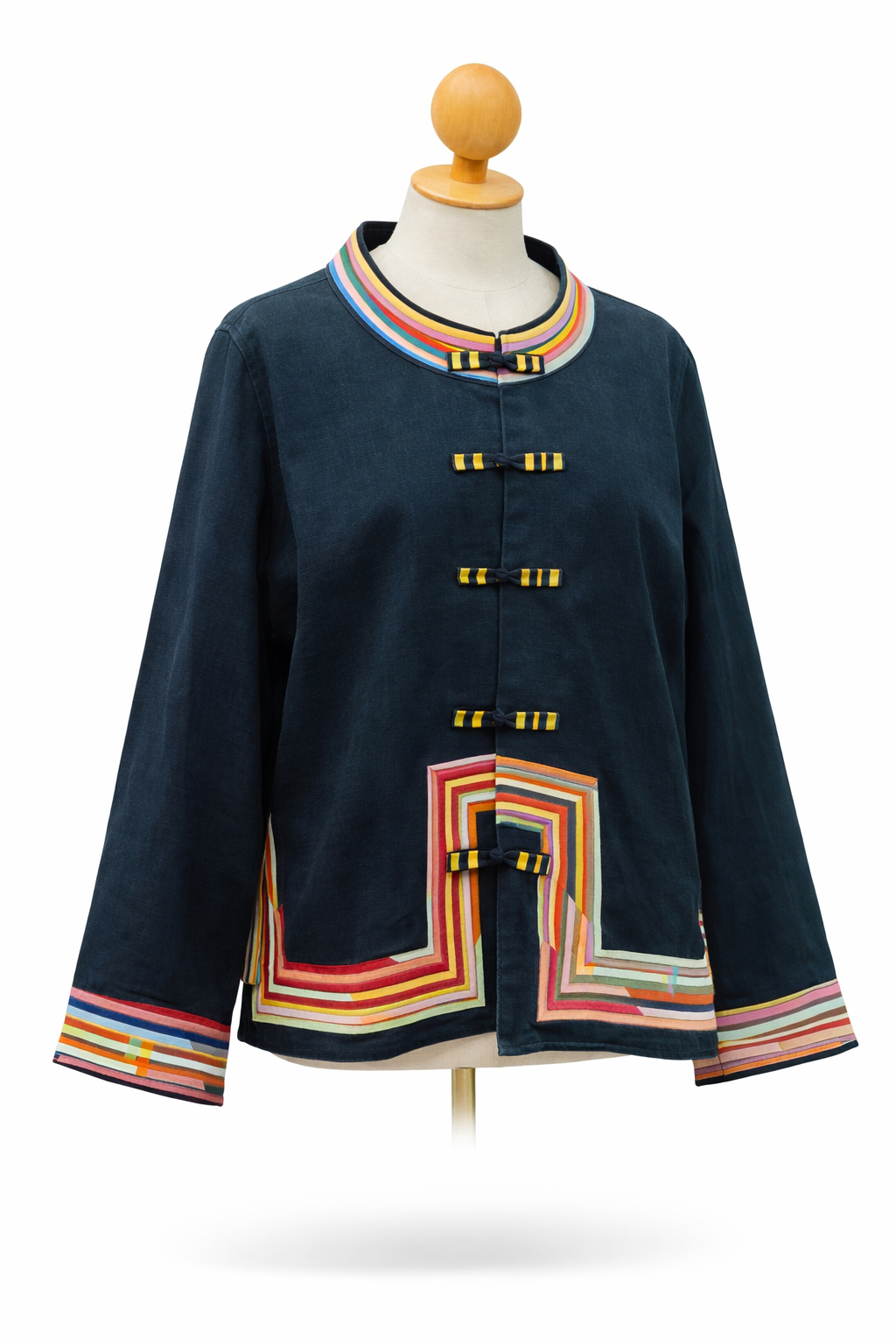 Thai Lue Fabric (Buarawong) - Tai Lue Hand-Sewn Shirt