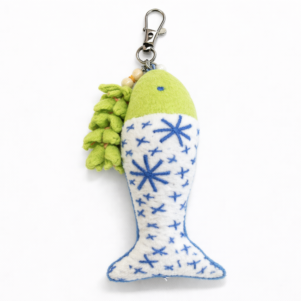 Jurairat Embroidery - Fish Keychain