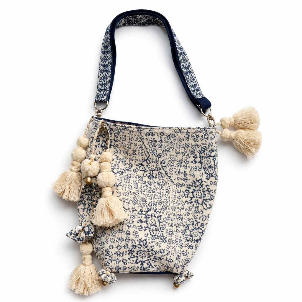 Jurairat Embroidery - Hemp Fabric Bag