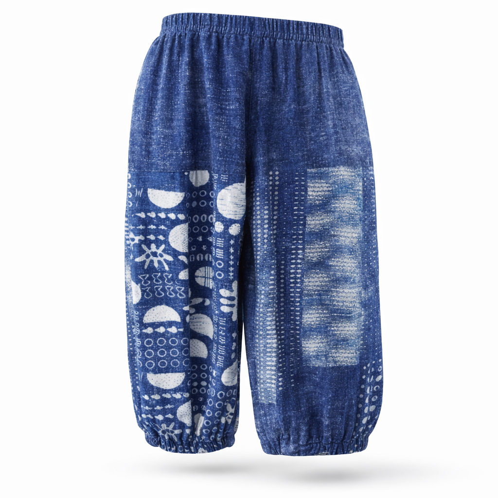 Ban Na Thanung Handicraft Sewing Group - Five-Length Pants with Side Elastic