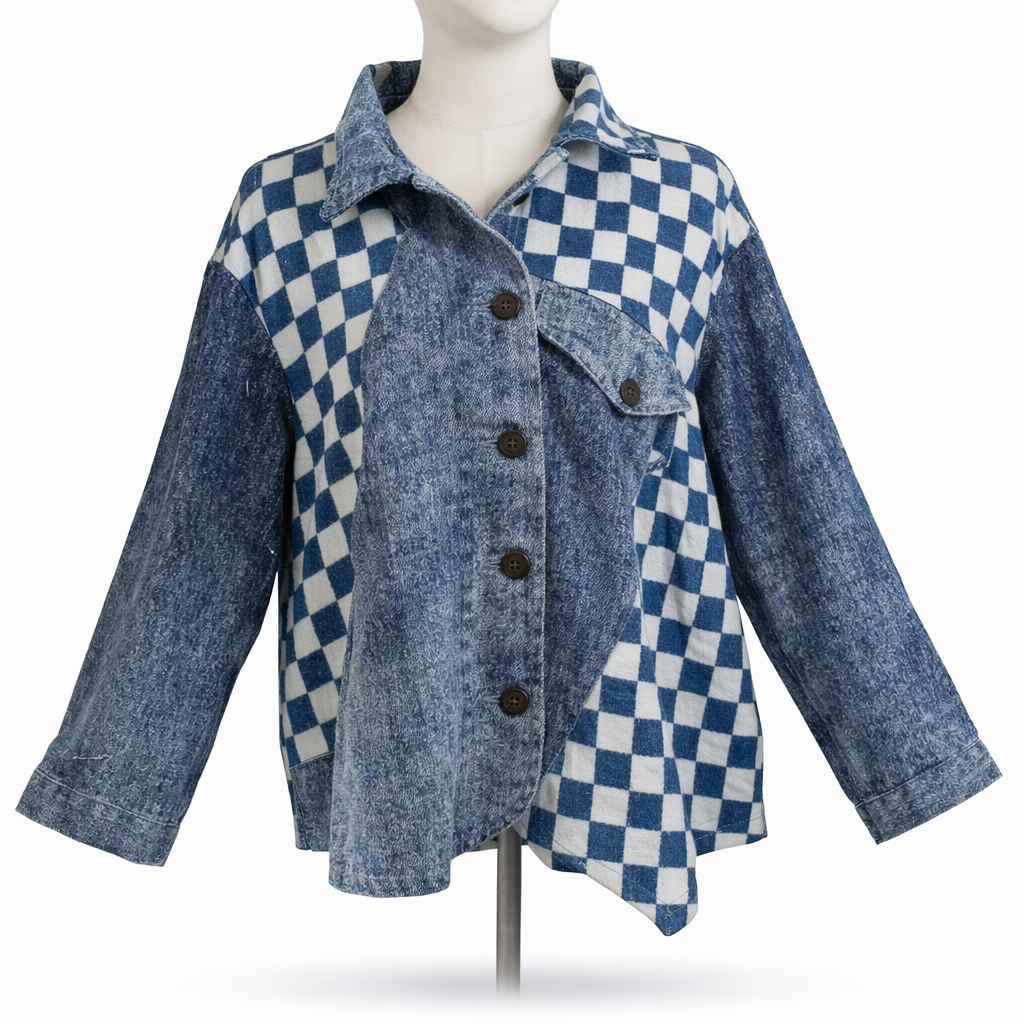 Ban Na Thanung Handicraft Sewing Group - Jacket with Faux Pockets