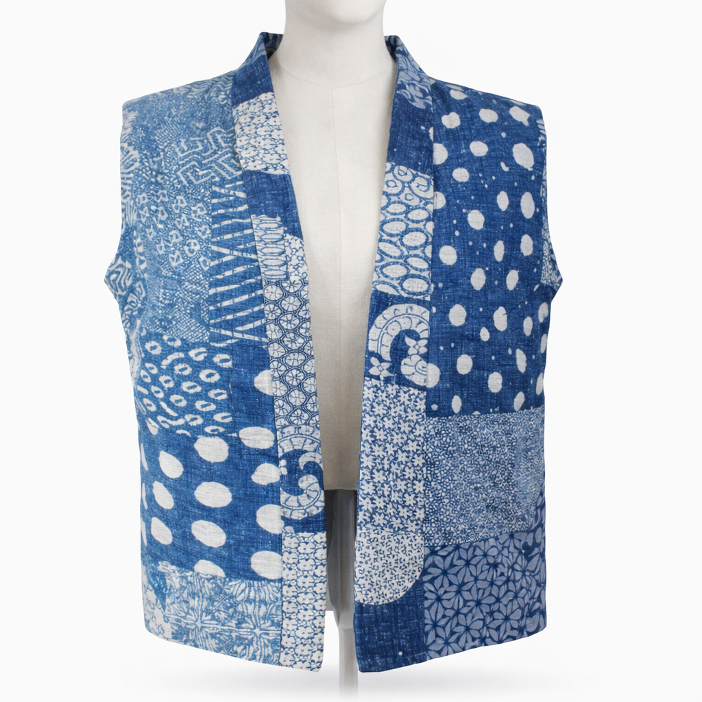 Ban Na Thanung Handicraft Sewing Group - Sleeveless Patchwork Vest