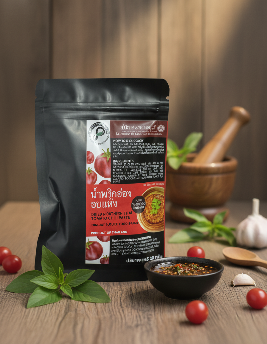 Penlert Future Food - Dried Nam Prik Ong Chili Paste