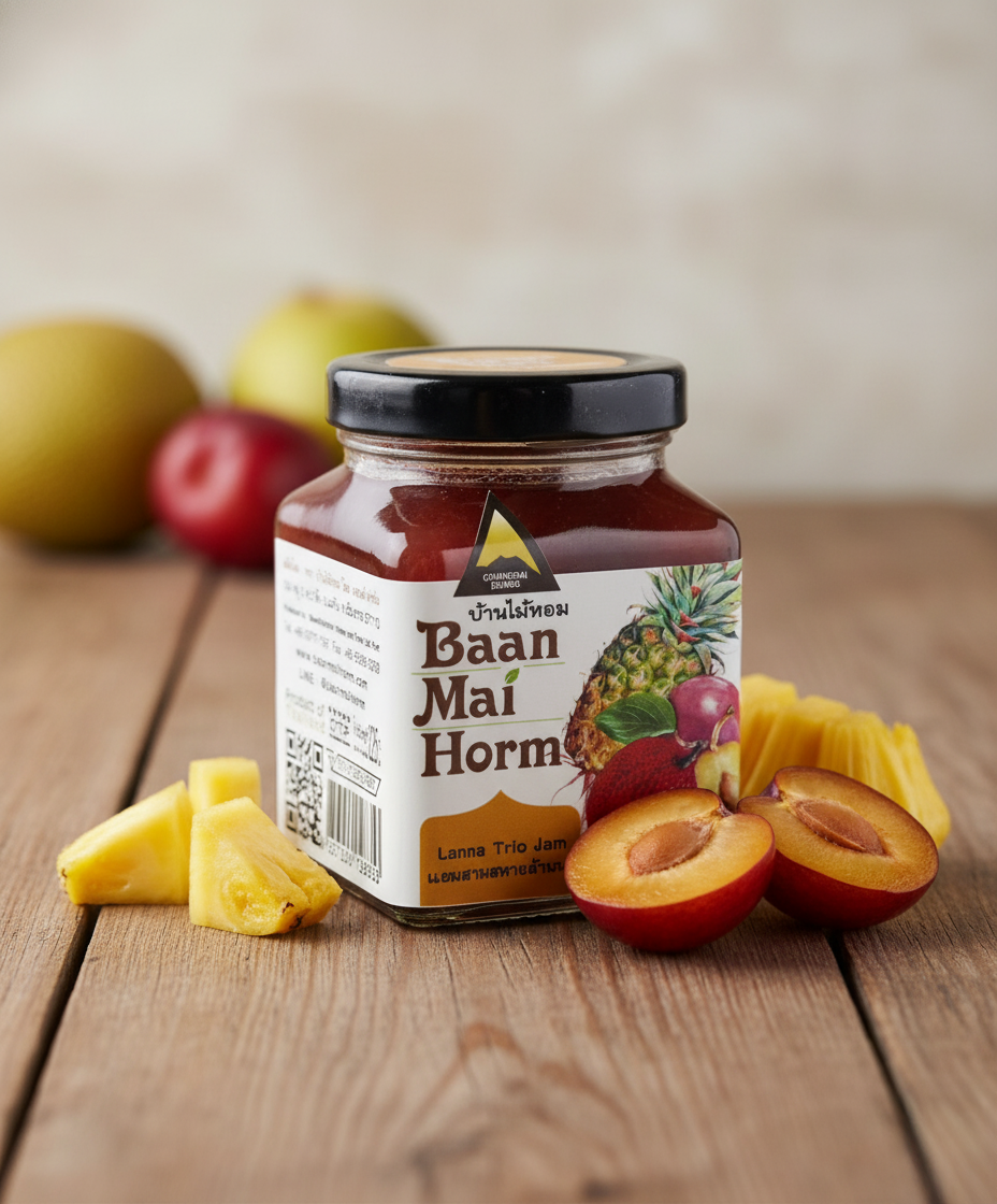 Baanmaihorm Brand - Lanna Trio Jam