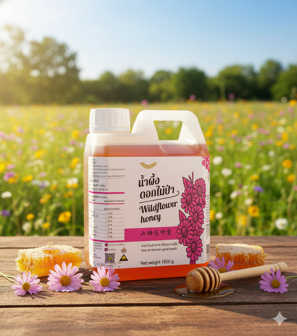 Honey Smile Bee - Wildflower Honey