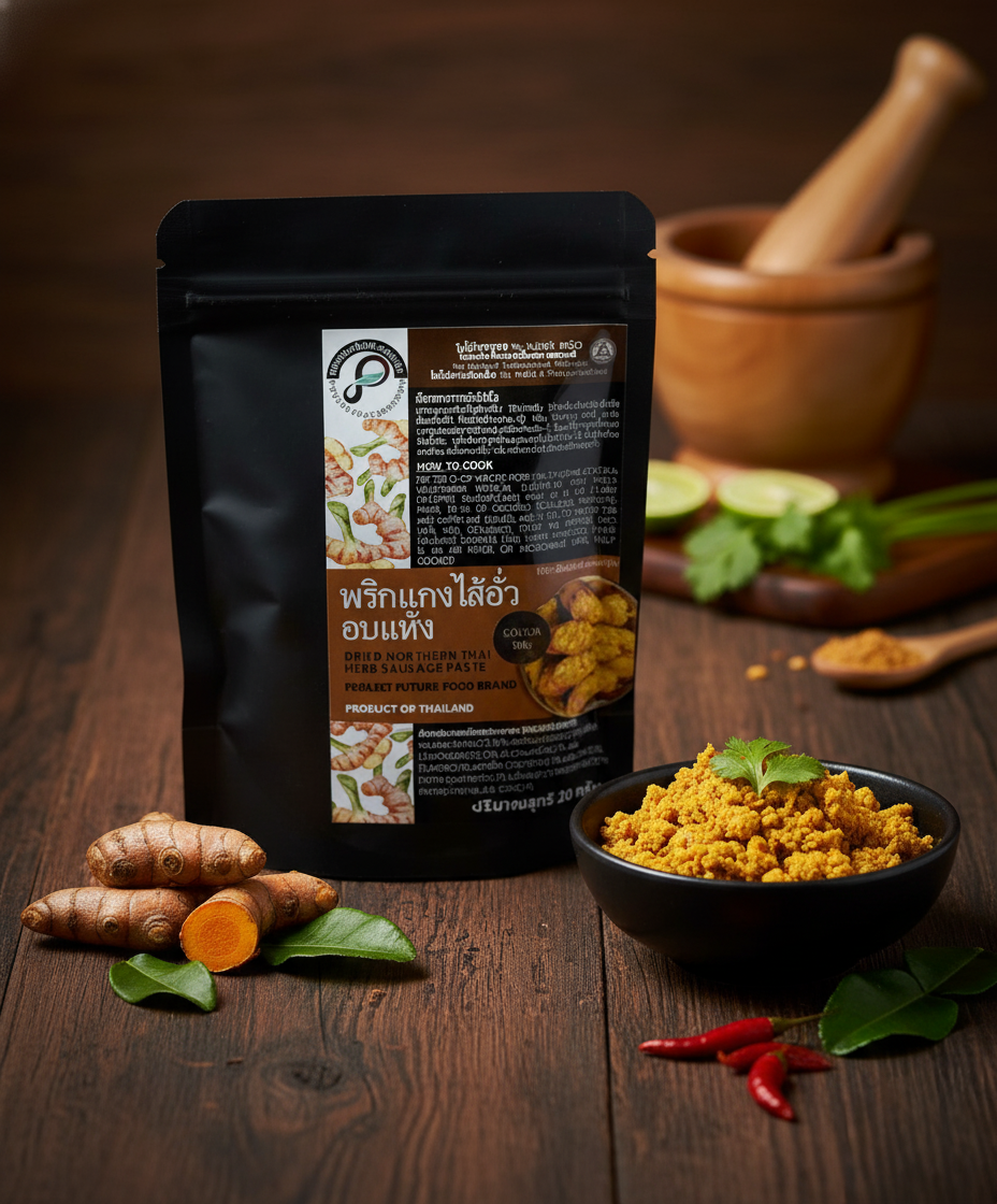 Penlert Future Food - Dried Sai Oua Curry Paste