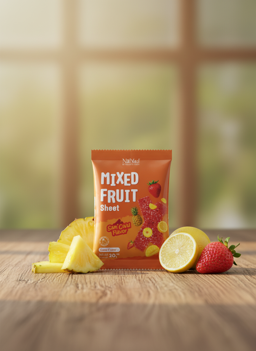 Rai Siriwat - Mixed Fruit Sheet Cut Strawberry