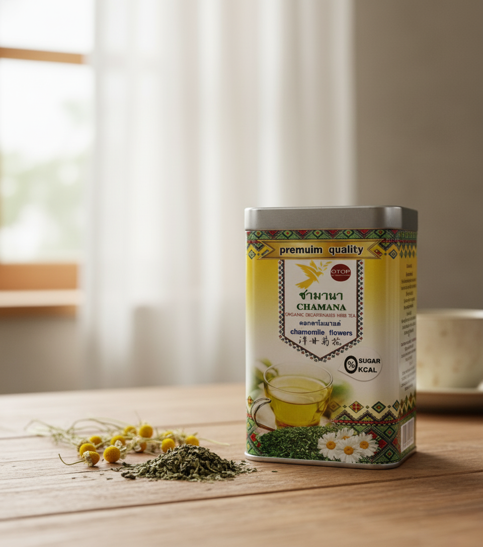 Chamana "Organic Decaffeinated Herb Tea (Chamomile flowers)"