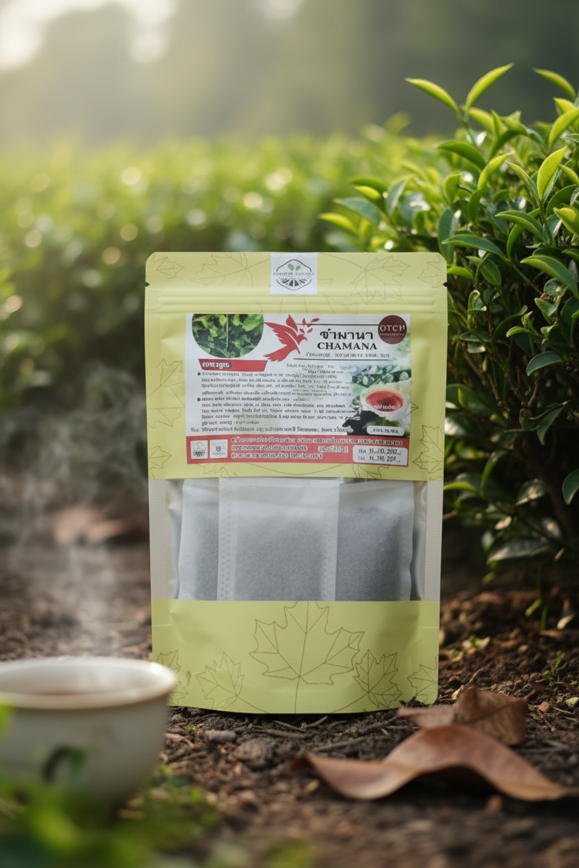 Chamana "Organic Decaffeinated Herb Tea (Dragon's Blood Leaf)"