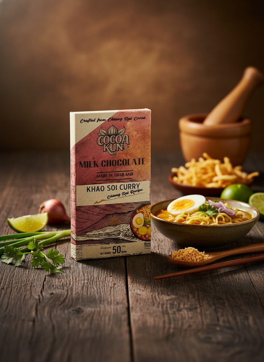 Khun Gan - Milk Chocolate Khao Soi Curry