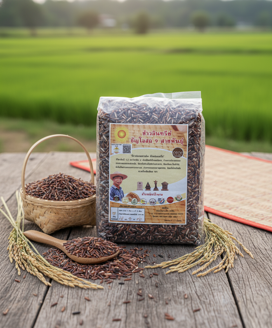 "Organic Thanyosot Rice " "Pong Ngam Brown Rice Organic Multi-Grain Rice – 9 Varieties of Natural Healing Grains"