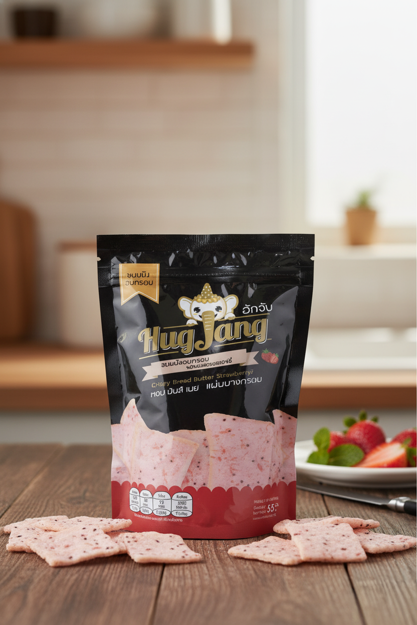 Hugjang - Crispy Bread Butter Strawberry