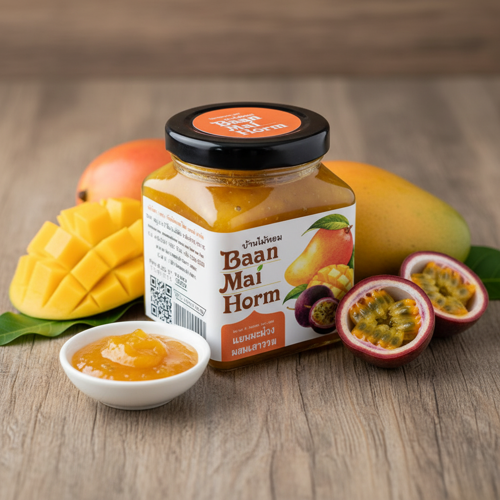 Baanmaihorm Brand Mango & Passion Fruit Jam