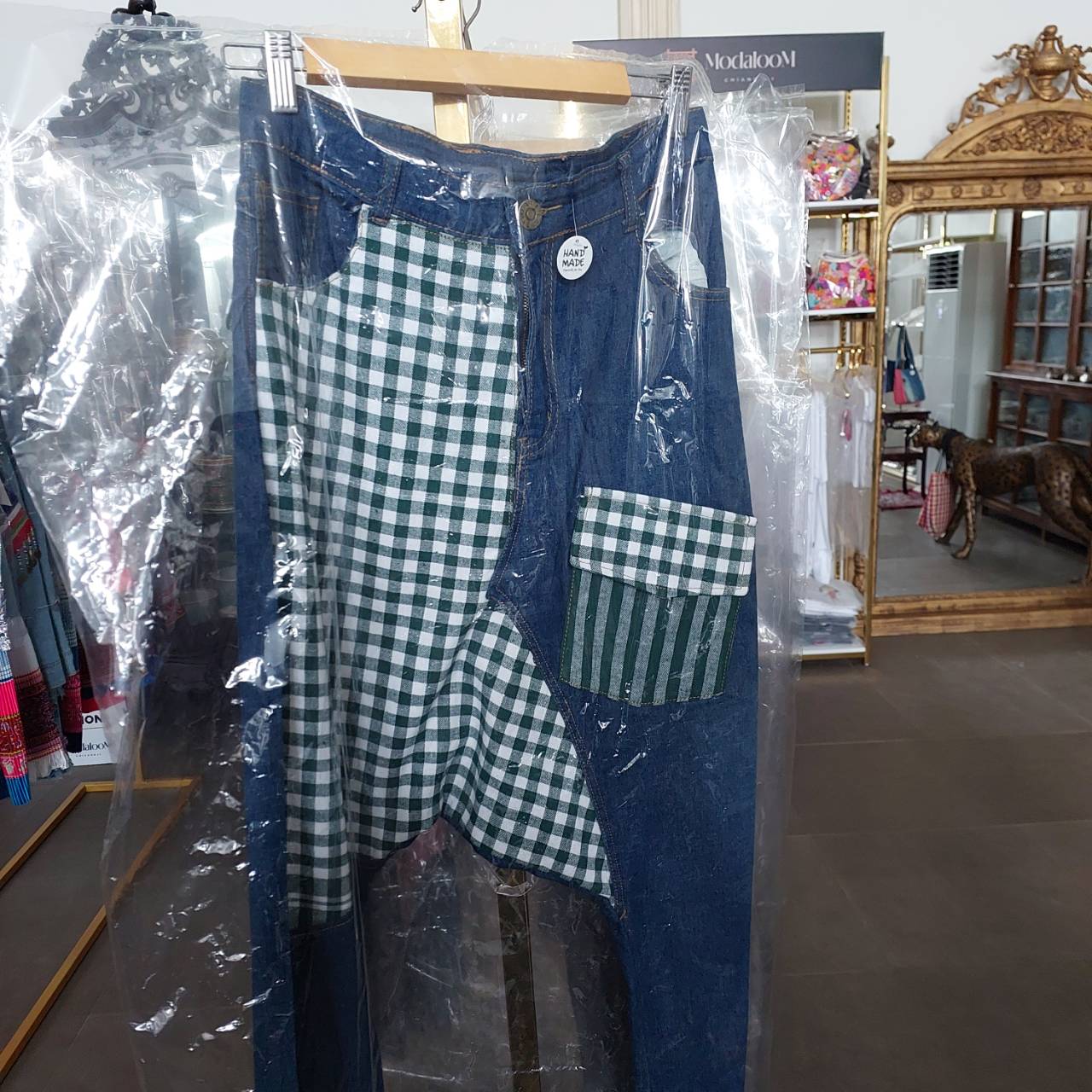 Drop crotch jeans