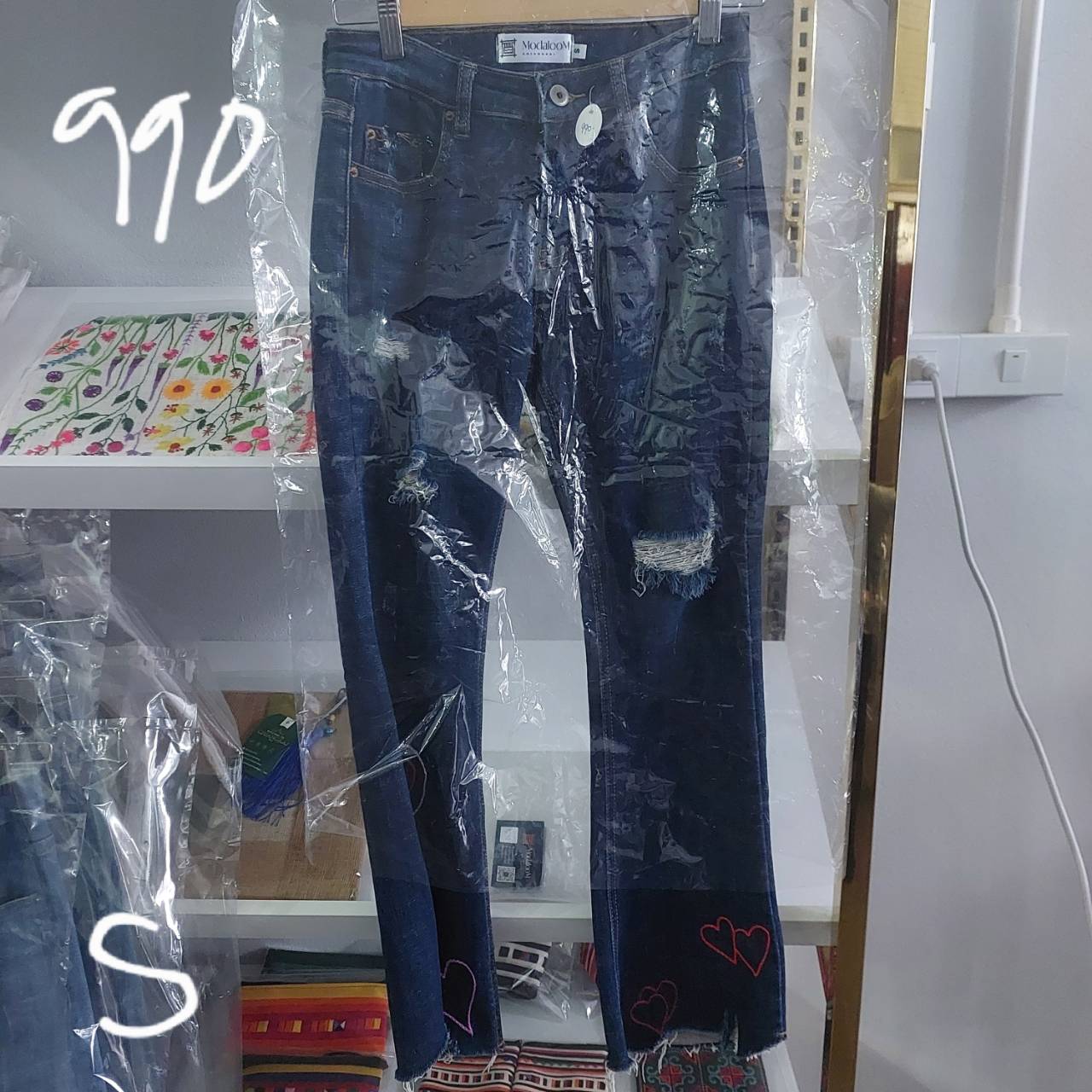 Embroidered Jeans