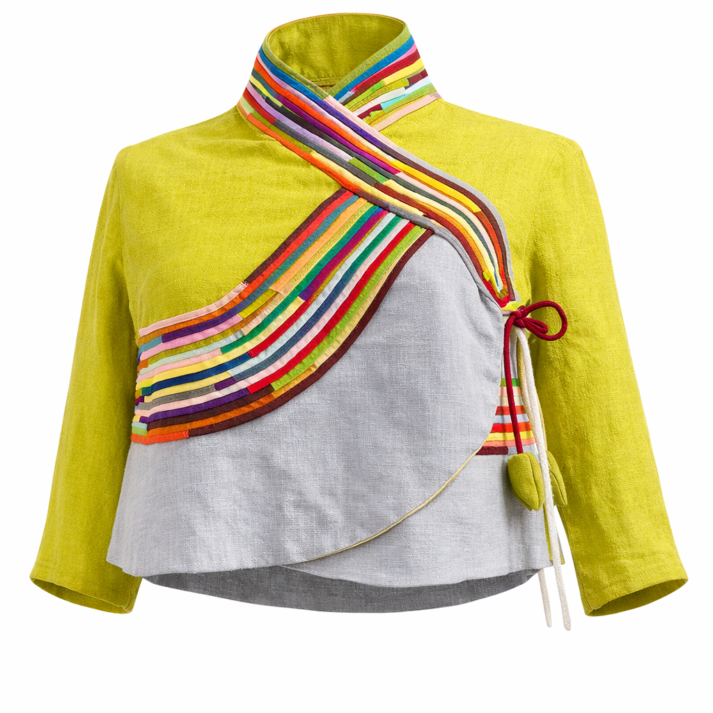 Tai Lue Heritage: Hand-Stitched Hemp Shirt