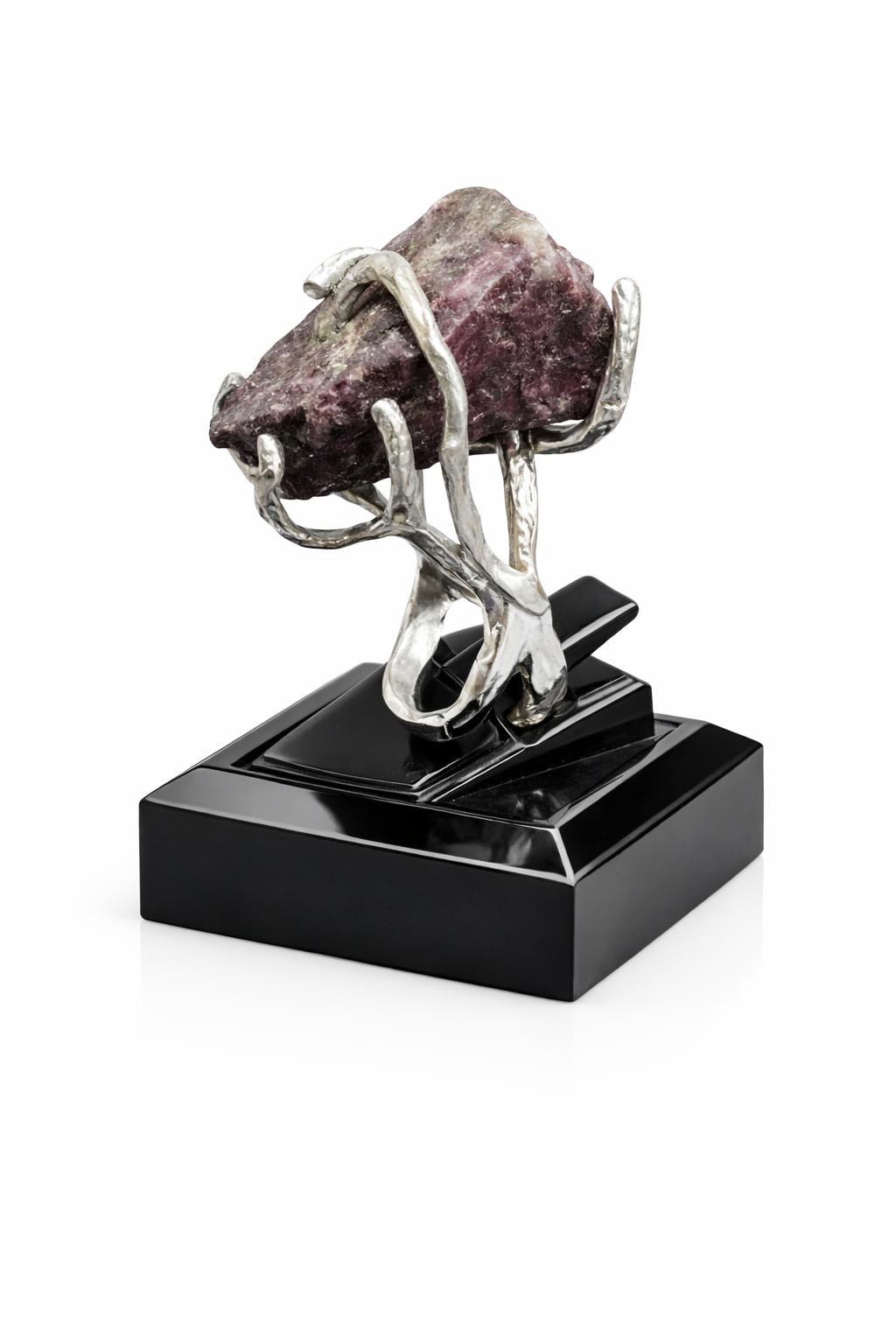 Raw Ruby "Authentic Spirit" Sterling Silver Ring