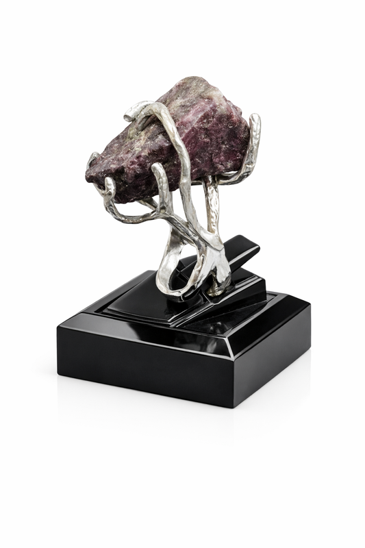 Raw Ruby "Authentic Spirit" Sterling Silver Ring