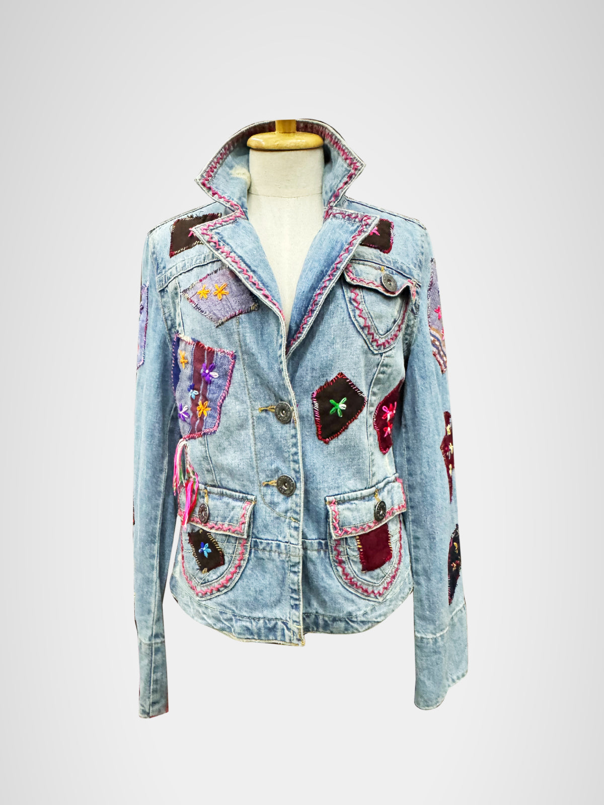 Modaloom - Sky Blue Jean Jacket for Her [04]