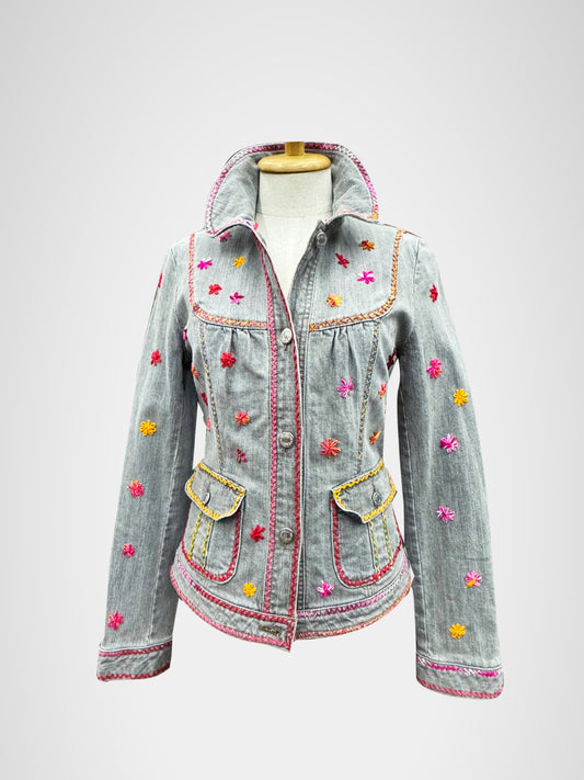 Modaloom - Gray Jean Jacket for Her [01]