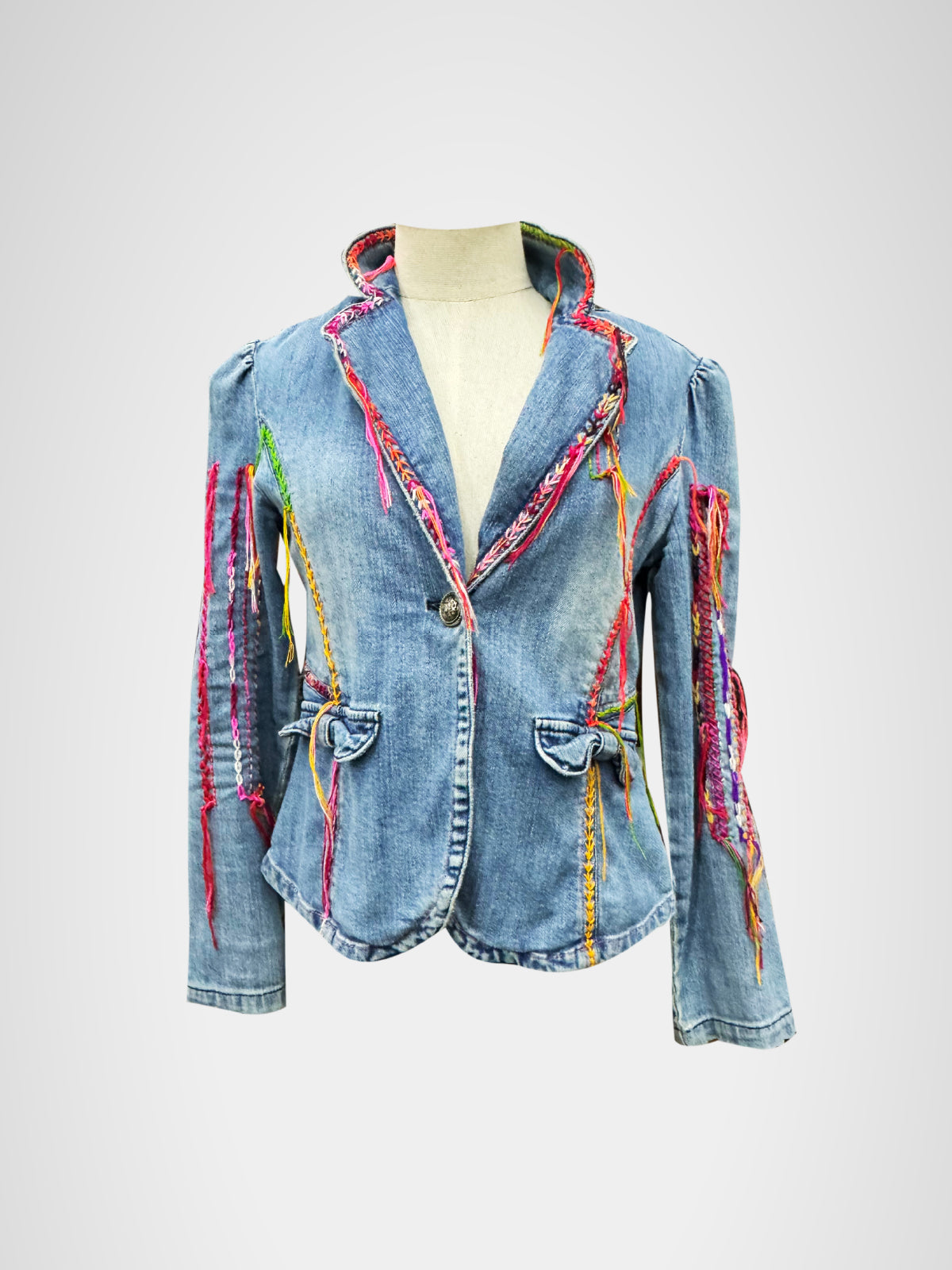 Modaloom - Sky Blue Jean Jacket for Her [01]