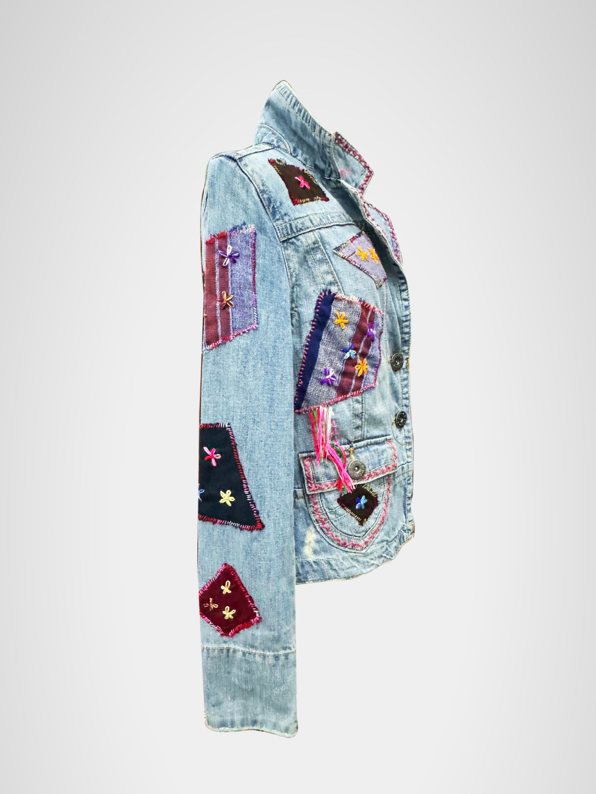 Modaloom - Sky Blue Jean Jacket for Her [04]