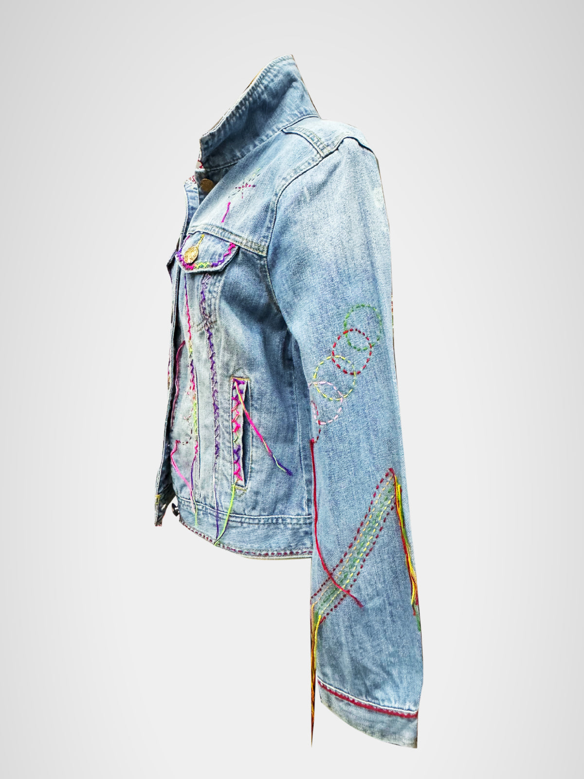 Modaloom - Sky Blue Jean Jacket for Her [05]