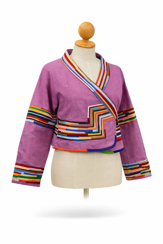 Thai Lue Fabric (Buarawong) - Tai Lue Hand-Sewn Shirt