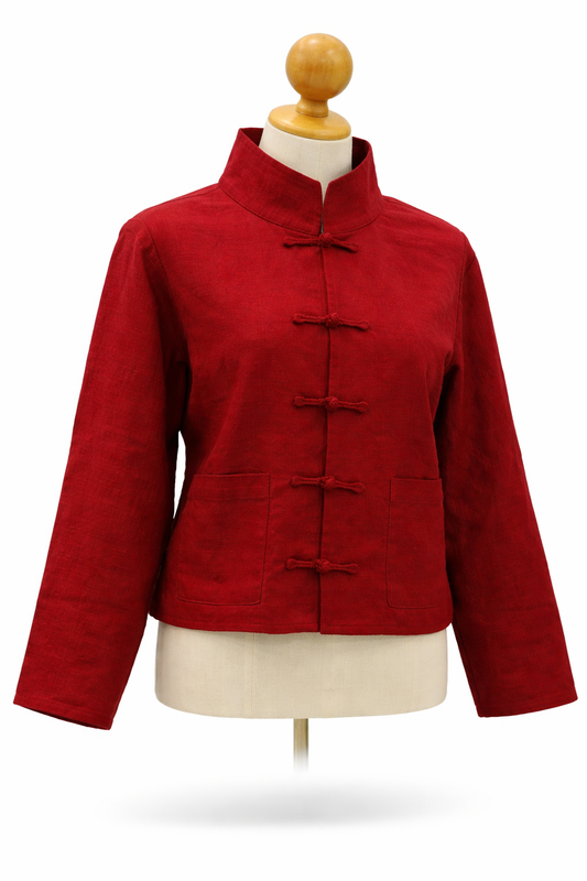 Thai Lue Fabric (Buarawong) - Traditional Tai Lue Hand-Sewn Shirt