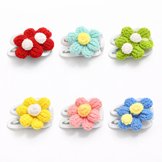 DIY by Sownoi - Crochet Flower Hair Clip