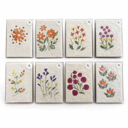 Jinnalak Mulberry Sa Paper - Fresh Flower Mulberry Paper Card