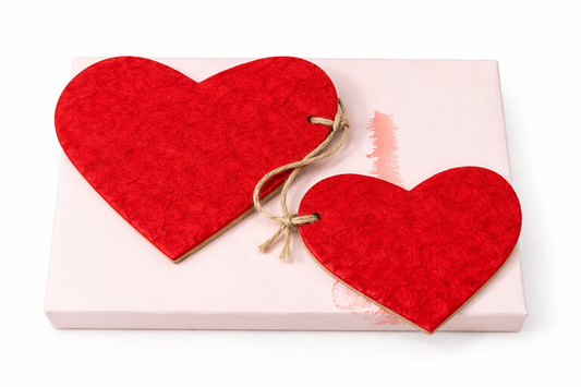 Jinnalak Mulberry Sa Paper - Heart Shape Mulberry Paper Notebook