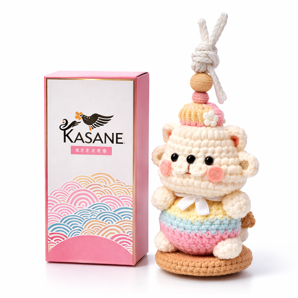 Sawane - Alcohol-Free Aroma Car Air Freshener with Crochet Doll Case – Hello Scenty Friends