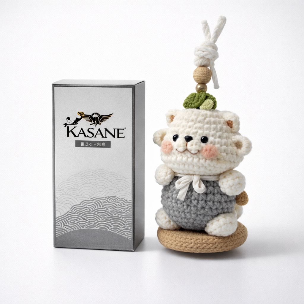 Sawane - Alcohol-Free Aroma Car Air Freshener with Crochet Doll Case – Hello Scenty Friends