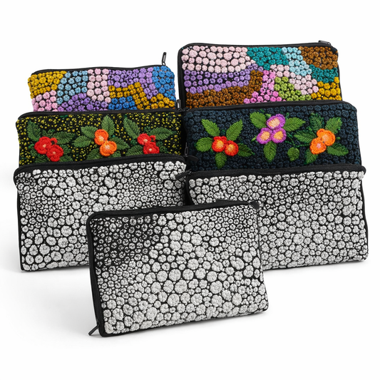 Ban Sankong Community - Hand-Embroidered Fabric Bag