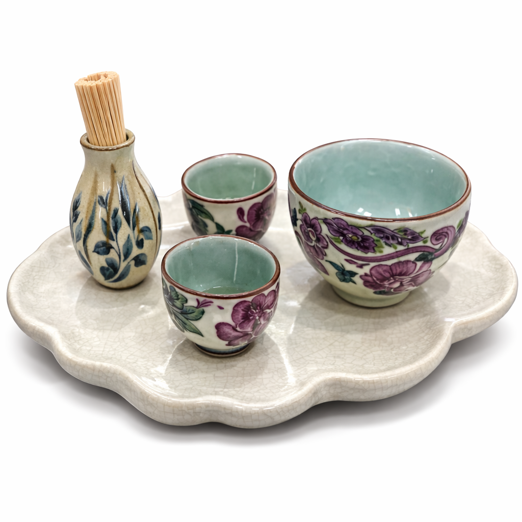 Wiang Kalong Pottery & Ceramics - Matcha Set
