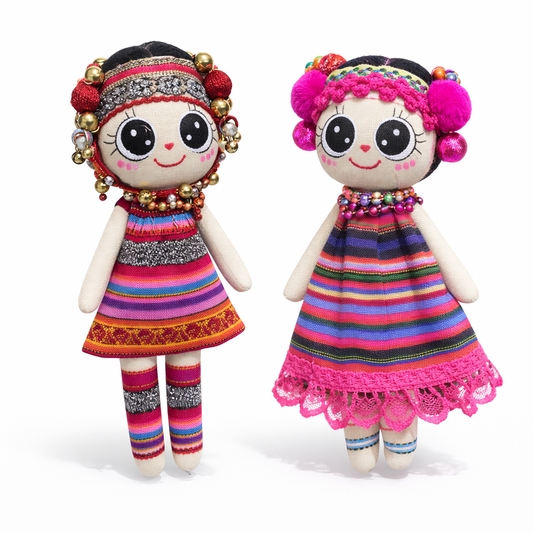 Mae Ying Shop - Hill Tribe Child Doll Keychain