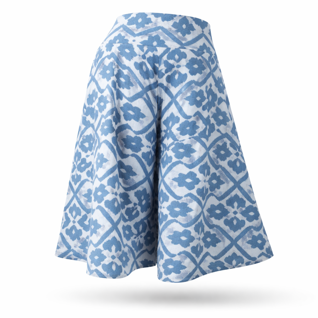Ban Na Thanung Handicraft Sewing Group - Ready-Made Indigo Tie-Dyed Cotton Skirt Pants