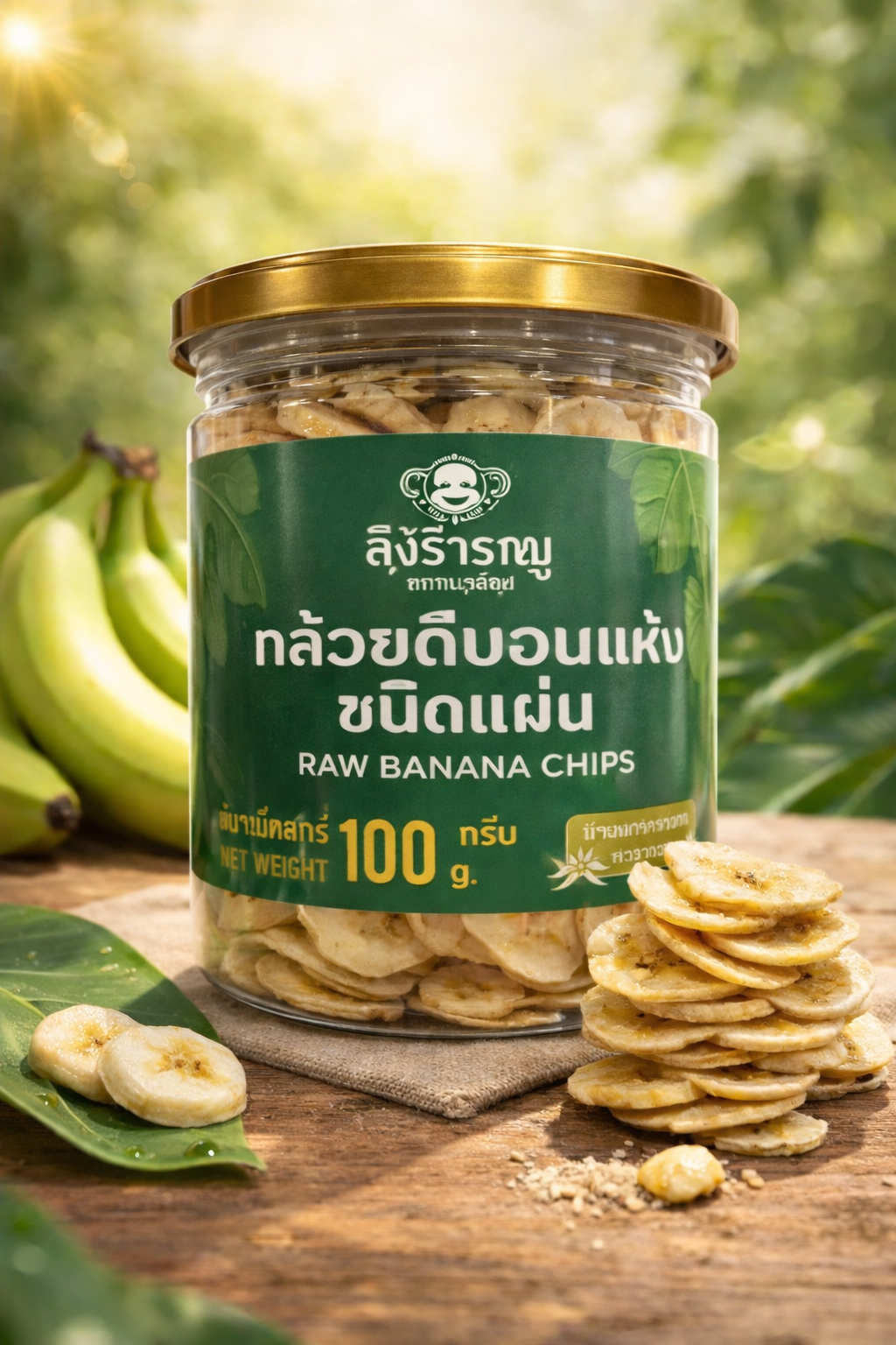 Ling Samran - Dried Green Banana Slices
