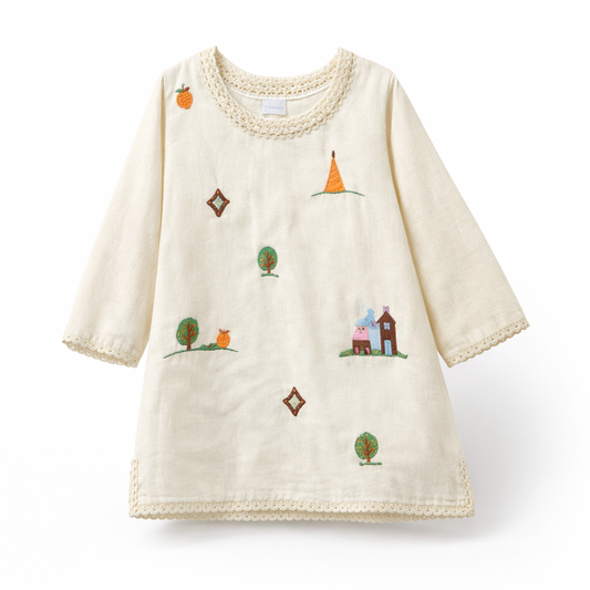 Thin Rao Textile - White Cotton Shirt