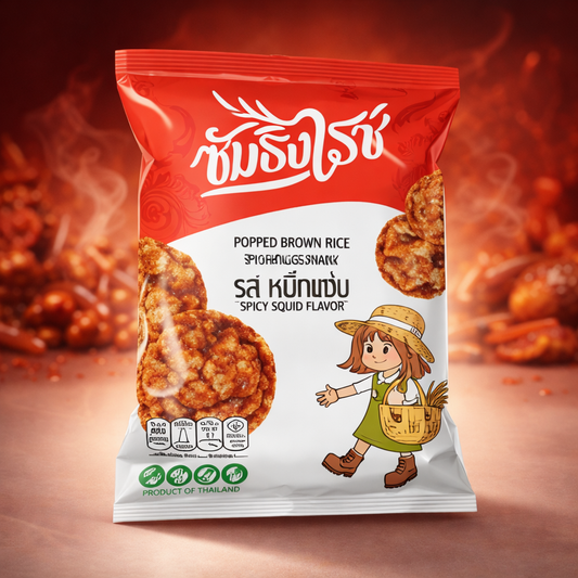 Something Rice - Spicy Squid Flavor Crispy Rice Snaps