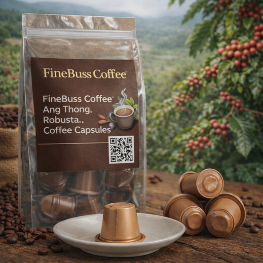 FineBuss Coffee - FineBuss Coffee Ang Thong Robusta Coffee Capsules