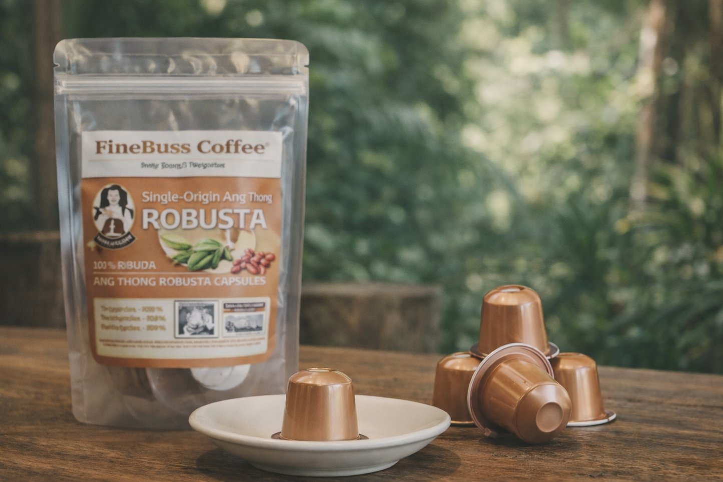 FineBuss - FineBuss Coffee Single-Origin Ang Thong Robusta Capsules