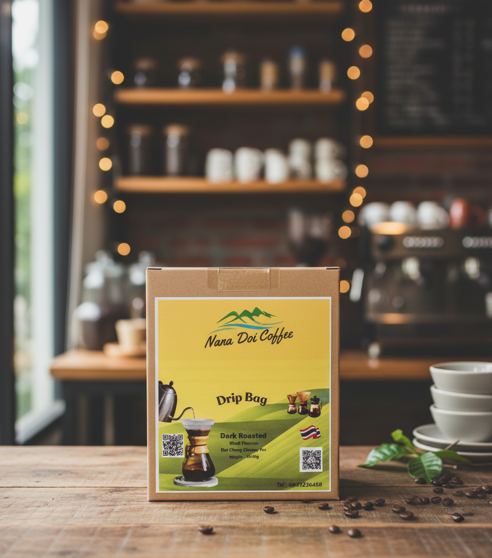 Nana Doi Coffee - Dark Roast Drip Coffee (Green Bag)