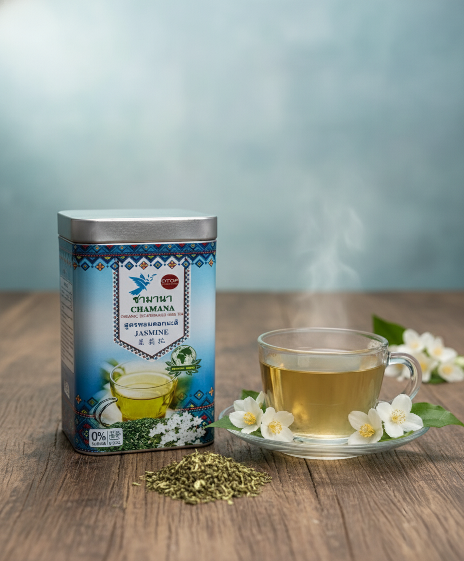 Chamana "Organic Decaffeinated Herb Tea (Jasmine)"