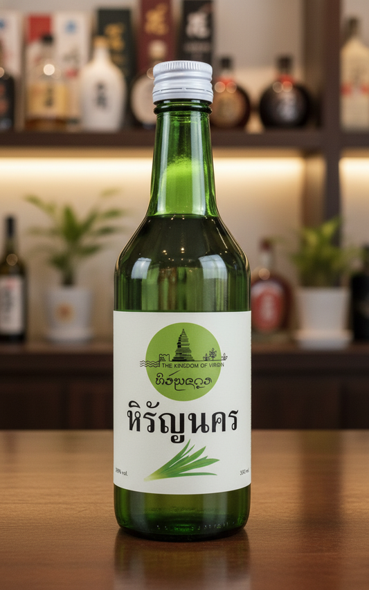 Hirannakorn Pandan Leaf (28% ABV)  Schochu style
