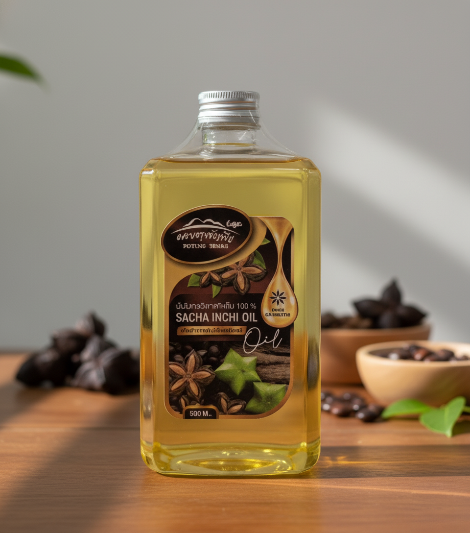 Doi Tung Thanyaphueat - Sacha Inchi Oil Cold Pressed